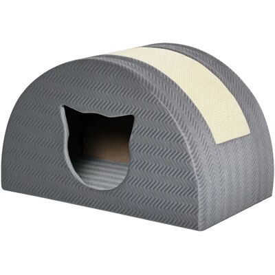 PawHut - Katzenhöhle - grau - 48,5 cm - Cat House PawHut - Katzenhöhle - grau - 48,5 cm - Cat House