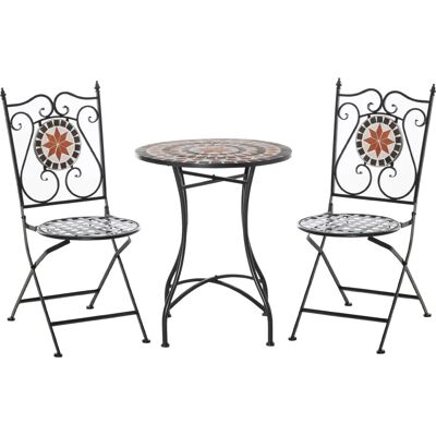 Outsunny Gartenset mit Tisch und 2 Stühlen - Terrassenmöbel Outsunny Gartenset mit Tisch und 2 Stühlen - Terrassenmöbel