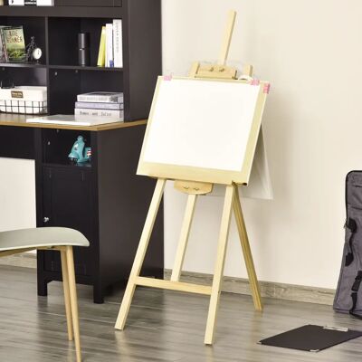 HOMCOM Staffelei - Verstellbare 90° Beechwood Künstlertafel HOMCOM Staffelei - Verstellbare 90° Beechwood Künstlertafel