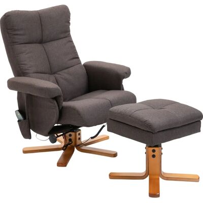 HOMCOM Relaxsessel mit Fußhocker, Stauraum & Liegefunktion - Massagesessel HOMCOM Relaxsessel mit Fußhocker, Stauraum & Liegefunktion - Massagesessel