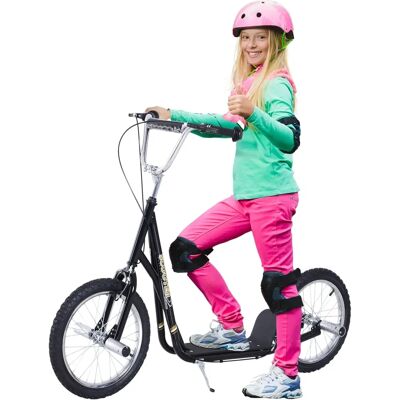 HOMCOM Kinderroller - Höhenverstellbar 16-Zoll Luftreifen Scooter HOMCOM Kinderroller - Höhenverstellbar 16-Zoll Luftreifen Scooter