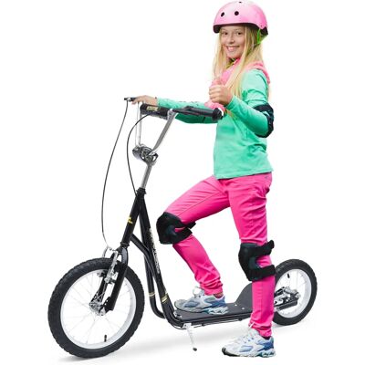 HOMCOM Kinderroller 16/12 Zoll Scooter mit Bremsen - Cityroller für Kinder HOMCOM Kinderroller 16/12 Zoll Scooter mit Bremsen - Cityroller für Kinder