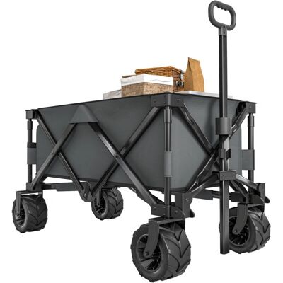 Outsunny Gartencar - Faltbarer 70kg, Teleskopgriff Outsunny Gartencar - Faltbarer 70kg, Teleskopgriff