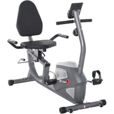 Homcom rower reclinabile z wyświetlaczem LCD i 8 poziomami Homcom rower reclinabile z wyświetlaczem LCD i 8 poziomami
