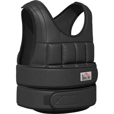 HOMCOM Verstellbare 30 kg Gewichtsweste mit 35 Taschen - Krafttraining HOMCOM Verstellbare 30 kg Gewichtsweste mit 35 Taschen - Krafttraining
