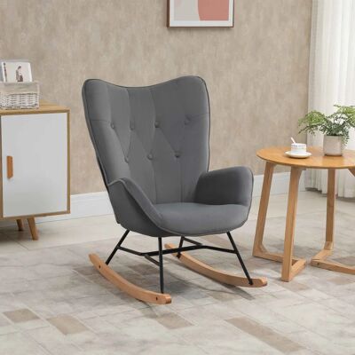 Poltrona HOMCOM - Grande seduta ergonomica, trapuntatura a diamante, poliestere Poltrona HOMCOM - Grande seduta ergonomica, trapuntatura a diamante, poliestere