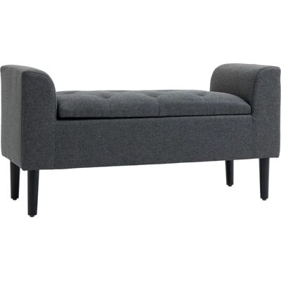 HOMCOM - Storage Bench - Dunkelgrau - 116x58x44 cm - Storage bench HOMCOM - Storage Bench - Dunkelgrau - 116x58x44 cm - Storage bench