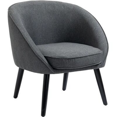Sillón HOMCOM Estilo Lino Modern - Sillón Sillón HOMCOM Estilo Lino Modern - Sillón