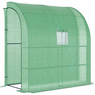 Outsunny kasvihuone 200x100x215cm UV-suoja Teräsrunko Outsunny kasvihuone 200x100x215cm UV-suoja Teräsrunko
