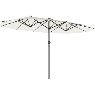 Outsunny - LED Parasol - Kremowobiały - Umbrella Outsunny - LED Parasol - Kremowobiały - Umbrella