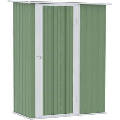 Outsunny Domek ogrodowy Zielony 142x84x189cm Outsunny Domek ogrodowy Zielony 142x84x189cm