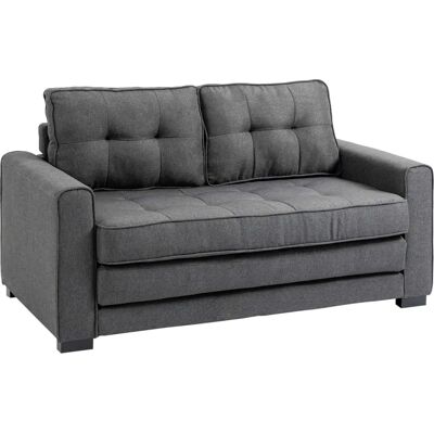 HOMCOM - Schlafsofa Klappsofa 2-Sitzer - Leinen-Touch HOMCOM - Schlafsofa Klappsofa 2-Sitzer - Leinen-Touch