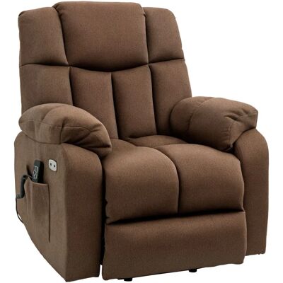 HOMCOM - Elektrischer Fernsehsessel mit Aufstehhilfe - 58W - Braun - Recliner HOMCOM - Elektrischer Fernsehsessel mit Aufstehhilfe - 58W - Braun - Recliner