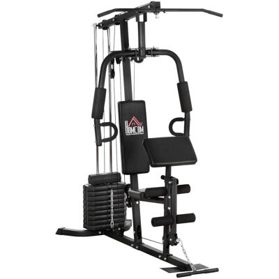 Homcom - Kraftstation - Schwarz - 45 kg - Kraftstation Homcom - Kraftstation - Schwarz - 45 kg - Kraftstation