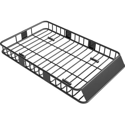 HOMCOM Dachkorb - Verstellbare Länge, Universal, Metall, Schwarz - Dachtyp HOMCOM Dachkorb - Verstellbare Länge, Universal, Metall, Schwarz - Dachtyp