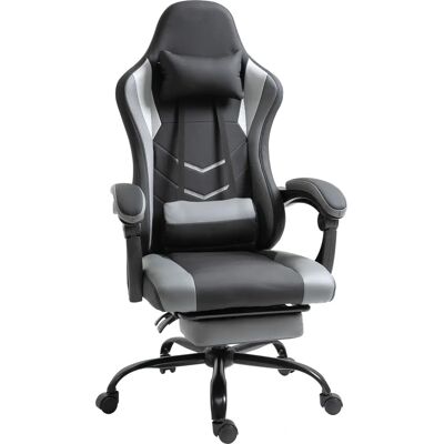 Sedia Gaming Ergonomica Vinsetto - Regolabile, Nera - Ufficio & E-sports Sedia Gaming Ergonomica Vinsetto - Regolabile, Nera - Ufficio & E-sports