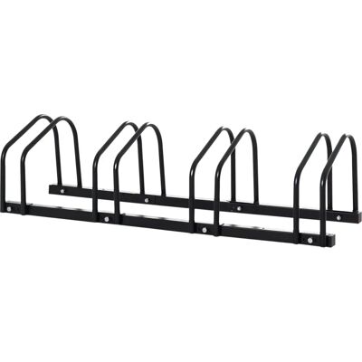 HOMCOM - 5-Bike Stand - Hopea - Teräs - Pyöräteline HOMCOM - 5-Bike Stand - Hopea - Teräs - Pyöräteline
