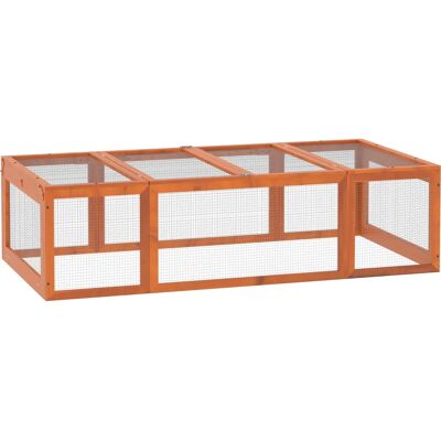 Gabbia per piccoli animali PawHut - 180x90x48cm - Legno e esterno Gabbia per piccoli animali PawHut - 180x90x48cm - Legno e esterno