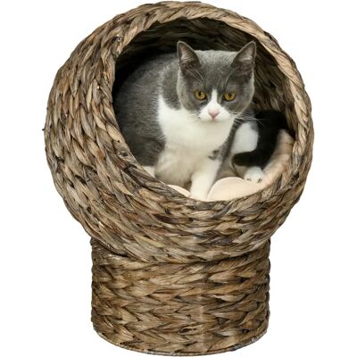 PawHut - Katzenhöhle - 33 x 60 x 42 cm - grau - cat cave PawHut - Katzenhöhle - 33 x 60 x 42 cm - grau - cat cave