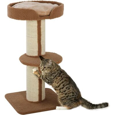 PawHut Katzenbaum - 45x45x91 cm - Sisal - Plush - Kissanpuu PawHut Katzenbaum - 45x45x91 cm - Sisal - Plush - Kissanpuu