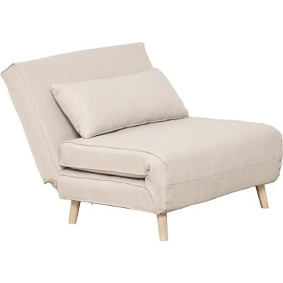 Homcom Klappsofa - Verstellbar Rückenlehne - Skandinavisch - Cremeweiß Homcom Klappsofa - Verstellbar Rückenlehne - Skandinavisch - Cremeweiß
