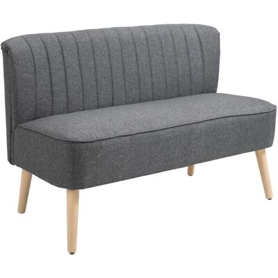 Sofa z tkaniny HOMCOM 2-os - Wygodny, Nowoczesny, Szary Sofa z tkaniny HOMCOM 2-os - Wygodny, Nowoczesny, Szary
