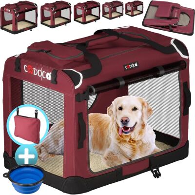 CADOCA Transportbox für Haustiere - Faltbares Design für Hunde & Katzen CADOCA Transportbox für Haustiere - Faltbares Design für Hunde & Katzen