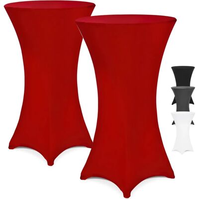 DETEX 80Ø Bordeaux Bar Table Cover Set DETEX 80Ø Bordeaux Bar Table Cover Set