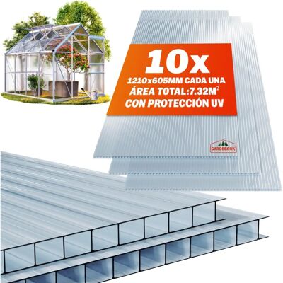 Gardebruk Placas de Policarbonato 6mm Transparente - Polycarbonate Sheets Gardebruk Placas de Policarbonato 6mm Transparente - Polycarbonate Sheets
