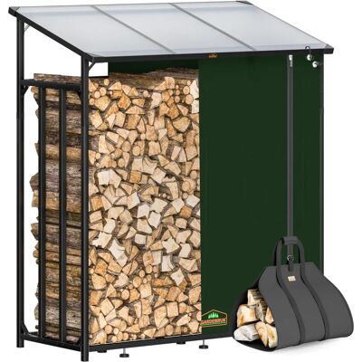Gardebruk firewood rack - 198x163x70cm weatherproof cover & roof Gardebruk firewood rack - 198x163x70cm weatherproof cover & roof