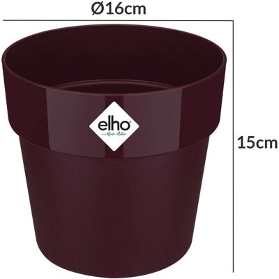 Gardebruk Plastic Flower Pot Set - Frost-Resistant 2L Round Gardebruk Plastic Flower Pot Set - Frost-Resistant 2L Round
