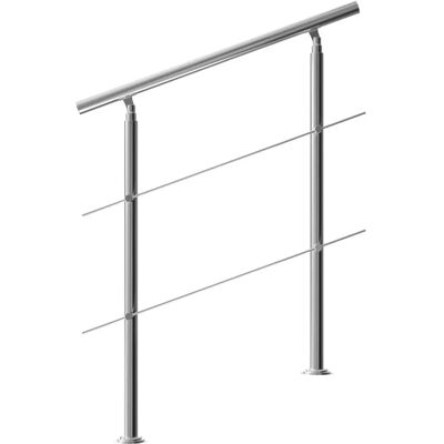 Rampe en Acier Inoxydable Monzana - Ajustable pour Escaliers - Intérieur/Extérieur - 100cm - Publicité Rampe en Acier Inoxydable Monzana - Ajustable pour Escaliers - Intérieur/Extérieur - 100cm - Publicité