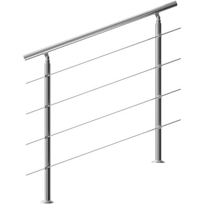 Rampe Monzana 120 cm - Réglable pour l'inclinaison des escaliers - Intérieur/Extérieur - Publicité Rampe Monzana 120 cm - Réglable pour l'inclinaison des escaliers - Intérieur/Extérieur - Publicité