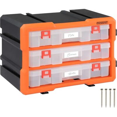 Scatola di stoccaggio monzana - Organizer modulare espandibile - 36 scomparti Scatola di stoccaggio monzana - Organizer modulare espandibile - 36 scomparti