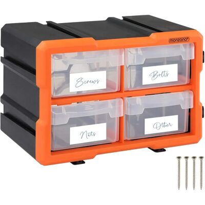 Caja de almacenamiento Monzana - 8 compartimentos - Organizador modular Caja de almacenamiento Monzana - 8 compartimentos - Organizador modular