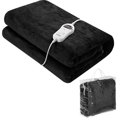 Monzana Elektrische Decke - 180x130cm, 10 Heizstufen, Timer, LED-Steuerung Monzana Elektrische Decke - 180x130cm, 10 Heizstufen, Timer, LED-Steuerung