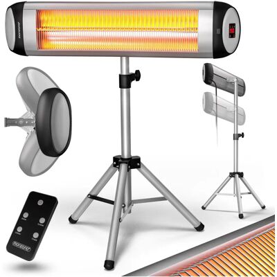 Chauffage Infrarouge Monzana - 2500W, 3 Niveaux, Télécommande - Publicité Chauffage Infrarouge Monzana - 2500W, 3 Niveaux, Télécommande - Publicité