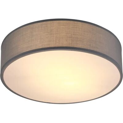Monzana Ceiling Light - Fabric, 38cm, Gray, E27 - Ceiling Lamp Monzana Ceiling Light - Fabric, 38cm, Gray, E27 - Ceiling Lamp