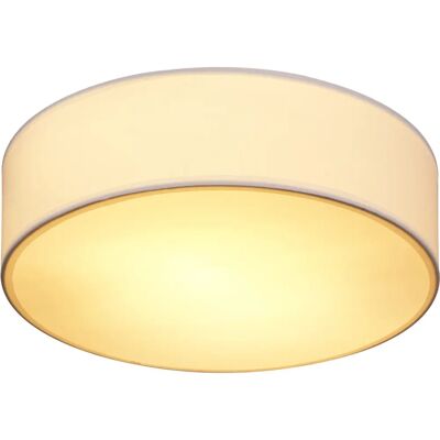 Monzana Ceiling Lamp - 38cm Fabric Double Flame E27 - Gray, Black, White Monzana Ceiling Lamp - 38cm Fabric Double Flame E27 - Gray, Black, White