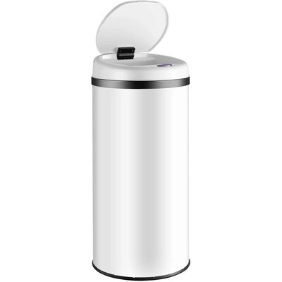 monzana Sensor Cestino 50L - Contenitore in Acciaio Inox monzana Sensor Cestino 50L - Contenitore in Acciaio Inox