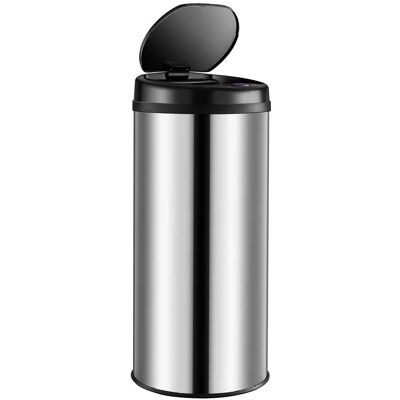Monzana Cubo de Basura con Sensor - 30L - Acero Inoxidable - Diseño Moderno Monzana Cubo de Basura con Sensor - 30L - Acero Inoxidable - Diseño Moderno