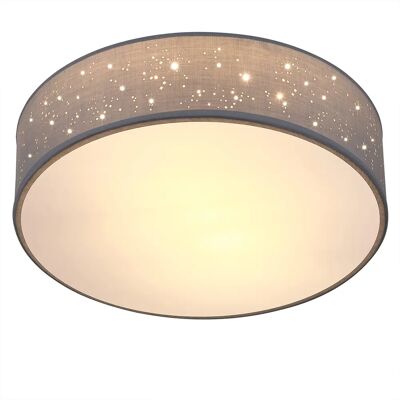 Lámpara de Techo en Tela Estrellada - Ø 30/38cm - E27 - 40W Lámpara de Techo en Tela Estrellada - Ø 30/38cm - E27 - 40W