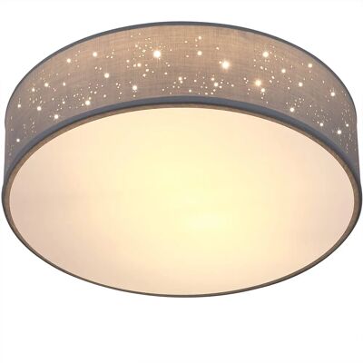 Lámpara de techo Monzana Cielo estrellado gris - E27 - 38cm Lámpara de techo Monzana Cielo estrellado gris - E27 - 38cm