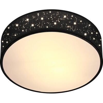 Monzana Ceiling Light with Starry Sky Design - E27 Fabric Lampshade Monzana Ceiling Light with Starry Sky Design - E27 Fabric Lampshade