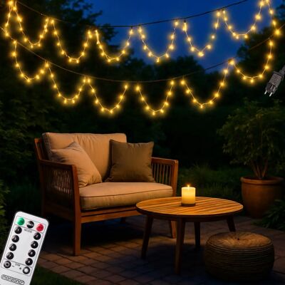 Monzana 200 LED Catena di Luci - Decorazione Natalizia Interni Esterni Monzana 200 LED Catena di Luci - Decorazione Natalizia Interni Esterni