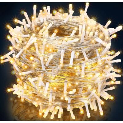 Monzana - 600 LED Lichterkette - Warmweiß - Innen/Außen Dekoration Monzana - 600 LED Lichterkette - Warmweiß - Innen/Außen Dekoration