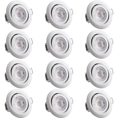 Monzana LED Einbauspots - 12er Set Monzana LED Einbauspots - 12er Set
