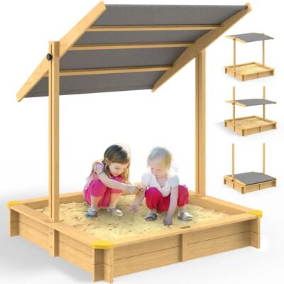 Spielwerk Fritzi Sandpit - Madera natural - UV 50+ - Parque infantil estable Spielwerk Fritzi Sandpit - Madera natural - UV 50+ - Parque infantil estable
