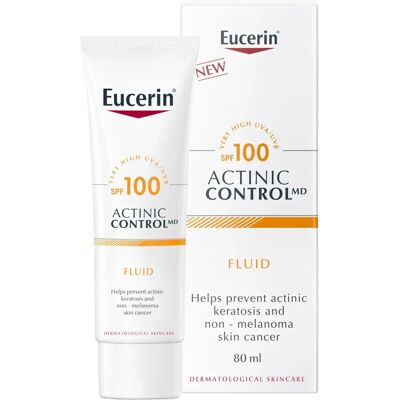 Eucerin Sun Actinic Control SPF 100 - 80ml - High SPF Protection Suncream - Face the Future Eucerin Sun Actinic Control SPF 100 - 80ml - High SPF Protection Suncream - Face the Future