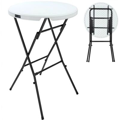 Tables hautes pliante en plastique Casaria - Résistantes aux intempéries - Publicité Tables hautes pliante en plastique Casaria - Résistantes aux intempéries - Publicité